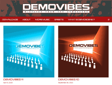 Tablet Screenshot of demovibes.org